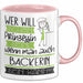 Bäckerin Tasse Geschenk Spruch Wer Will Schon Prinzessin Sein Wenn Man Auch Bäckerin Sein Kann Rosa Trendation