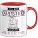 Katzensitterin Tasse Geschenk Ich Bin Katzensitterin Warum Weil Ich Es Kann Geschenkidee Geburtstag Rot Trendation