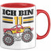 11. Geburtstag Geschenk Tasse Becher Jungs Trucks Geburtstagsgeschenk Ich Bin 11 Rot Trendation