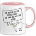 Humor Tasse Geschenk Ich brauche keinen Mittelfinger Ich Mache Das Mit Den Augen Becher Geschenk Rosa Trendation