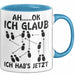 Tanzlehrer Tasse Geschenk Ah Ok Ich Glaub Ich Habs Jetzt Tanzen Tänzer Geschenkidee Blau Trendation