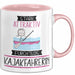 Kajakfahrerin Tasse Geschenk Becher Stark Attraktiv Furchtlos Kajakfahrerin Lustige Geschenkidee Rosa Trendation
