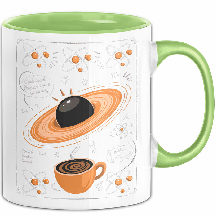 Physiker Tasse Geschenk Lustige Geschenkidee Spruch Für Weltraum Denker Grün Trendation