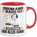 Drum-and-Bass-DJ Tasse Geschenk für Drum-and-Bass-DJ Der Mann Der Alles Kann Geschenkidee zum Geburtstag Rot Trendation