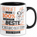 Beste Tonstudio-Besitzerin Der Welt Tasse Geschenk für Eine Tonstudio-Besitzerin Geprüft Und Sicher Geschenkidee Geburtstag Weihnachten Trendation