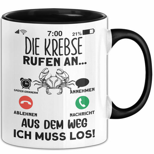 Krebse Liebhaber Tasse Geschenk Die Krebse Rufen An Geschenkidee Becher Trendation