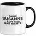 Susanne Tasse Ohne Susanne Laeuft Hier Gar Nichts Geschenk Schwarz Trendation