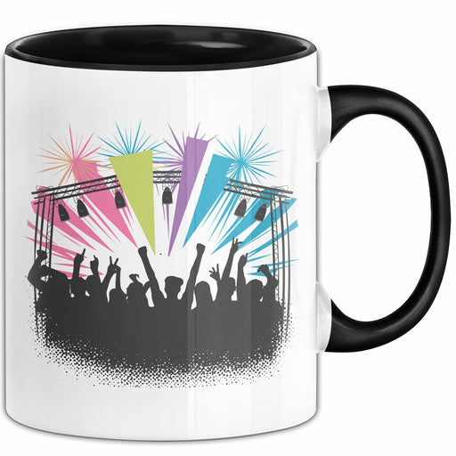 Festivalgänger Tasse Geschenkidee für Live Musik Süchtige Trendation