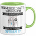 Musikgeschäftsinhaberin Und Prinzessin Tasse Geschenk Für Eine Musikgeschäftsinhaberin Geburtstag Was Ist Deine Superkraft Grün Trendation