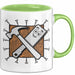 Tischler Tasse Geschenk Lustige Geschenkidee Spruch Für Holzhandwerker Grün Trendation