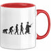 Anwalt Tasse Geschenk Evolution der Juristen Rechtsanwalt Rot Trendation
