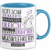 Musiklehrerin Geschenk Becher Tasse Gott Schuf Alle Menschen Gleich Nur Die Besten Durfeten Musiklehrerin Werden Geschenkidee Lustig Blau Trendation