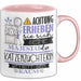 Katzenzüchterin Tasse Geschenk Lustiger Spruch Bitte Erheben Sie Sich Seine Majestät Die Katzenzüchterin Betritt Den Raum Rosa Trendation