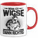 Schweißer Tasse Geschenk Wenn Ich Wigse Dann Richtig Spruch Becher Rot Trendation