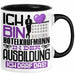 Hotelkaufmann Ausbildung Tasse Geschenk Ich Bin Hotelkaufmann In Der Ausbildung Ich Darf Das Geschenkidee Spruch Schwarz Trendation