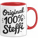 Steffi Tasse Geschenk Original 100% Steffi Geschenkidee Geburtstag Rot Trendation