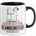 Klangkünstler Geschenk Tasse So Gut Kann Nur Ein Klangkünstler Aussehen Geschenkidee Kaffee-Becher Schwarz Trendation