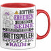 Brettspieler Geschenk Tasse Lustiger Spruch Erheben Sie Sich Der Brettspieler Betritt den Raum Rot Trendation