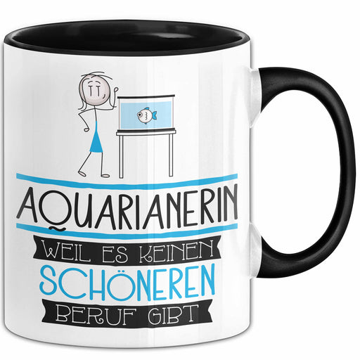 Aquarianerin Weil Es Keinen Schöneren Beruf Gibt Tasse Geschenk für Eine Aquarianerin Lustig Trendation