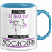 Zoologin Tasse Geschenk Becher Stark Attraktiv Furchtlos Zoologin Lustige Geschenkidee Blau Trendation