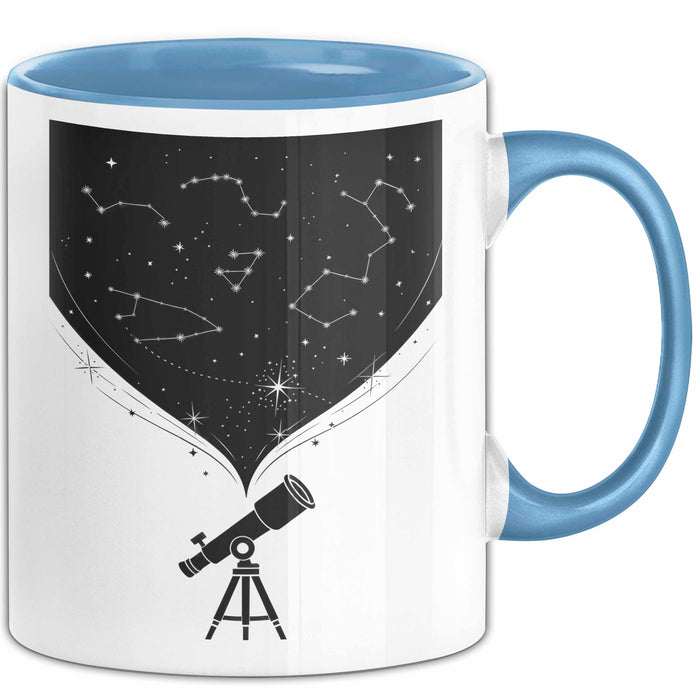 Astronom Tasse Geschenk Lustige Geschenkidee Spruch Für Sternen Gucker Blau Trendation