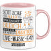 Live-Musik-Fan Geschenk Becher Tasse Gott Schuf Alle Menschen Gleich Nur Die Besten Durfeten Live-Musik-Fan Werden Geschenkidee Lustig Rosa Trendation