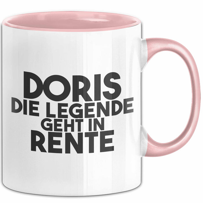 Doris Tasse Doris – Die Legende Geht In Rente Geschenk