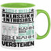 Klassik-Enthusiast Geschenk Tasse Lustige Geschenkdiee für einen Klassik-Enthusiast Geburtstag Ich Bin Klassik-Enthusiast Ich Kann Es Dir Erklären Aber Nicht Für Dich Verstehen Grün Trendation