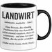 Bauer Sarkastisch Sarkasmus Tasse Geschenk Lustige Geschenkidee Spruch Landwirt Definition Trendation