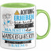 Wanderführerin Tasse Geschenk Lustiger Spruch Bitte Erheben Sie Sich Seine Majestät Die Wanderführerin Betritt Den Raum Grün Trendation