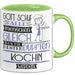 Köchin Geschenk Becher Tasse Gott Schuf Alle Menschen Gleich Nur Die Besten Durfeten Köchin Werden Geschenkidee Lustig Grün Trendation