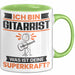 Gitarrist Tasse Geschenk für Gitarrist Geburtstag Lustiger Spruch Kaffee-Becher Was Ist Deine Superkraft Grün Trendation