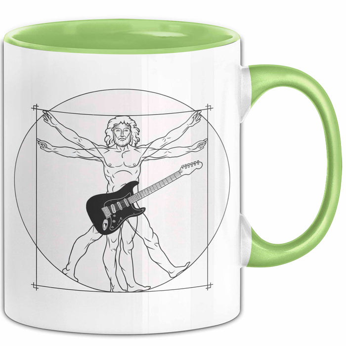 Musikliebhaber Musiker Tasse Geschenk Lustige Geschenkidee Spruch Grün Trendation