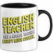 Englischlehrer Unterricht Tasse Geschenk Lustige Geschenkidee Spruch Englisch Lehrer Wie Ein Normaler Lehrer Nur Viel Cooler Trendation