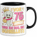 75. Geburtstag Tasse Geschenk Vor 75 Jahren War Ich Mal Die Schnellste Geschenkidee Frauen Mutter Oma Trendation