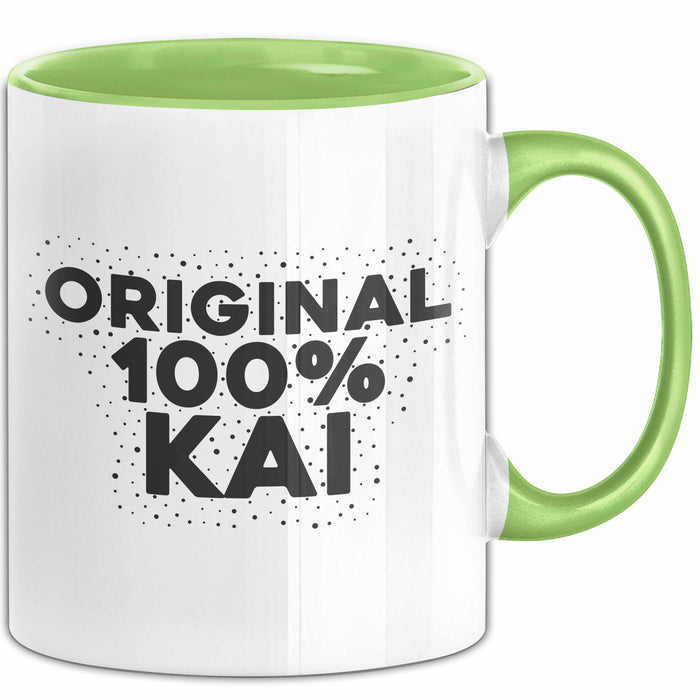 Kai Tasse Original 100% Kai Geschenk Grün Trendation
