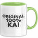 Kai Tasse Original 100% Kai Geschenk Grün Trendation