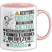 Tonstudio-Besitzer Geschenk Tasse Lustiger Spruch Erheben Sie Sich Der Tonstudio-Besitzer Betritt den Raum Rosa Trendation
