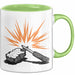 Bushcraft Fan Tasse Geschenkidee Naturfertigkeiten Liebhaber Grün Trendation