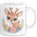 Hirsch Tier Tasse Geschenk Lustige Geschenkidee Spruch Weiß Trendation
