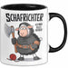Schaf Tier Sarkasmus Tasse Becher Geschenk Lustige Geschenkidee Spruch Schafrichter Ich Mah Alles Nieder Trendation