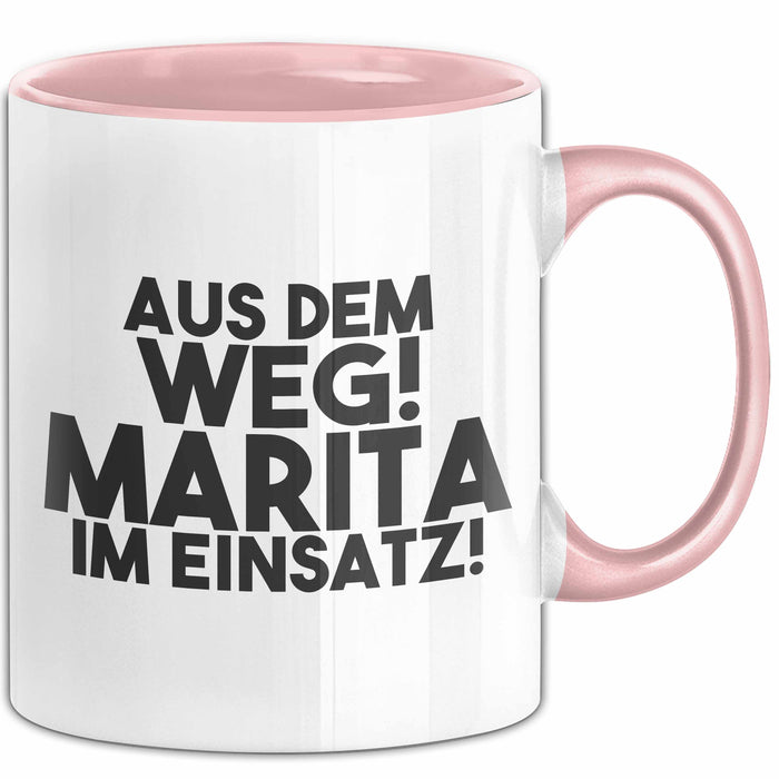 Marita Tasse Aus Dem Weg! Marita Im Einsatz! Geschenk