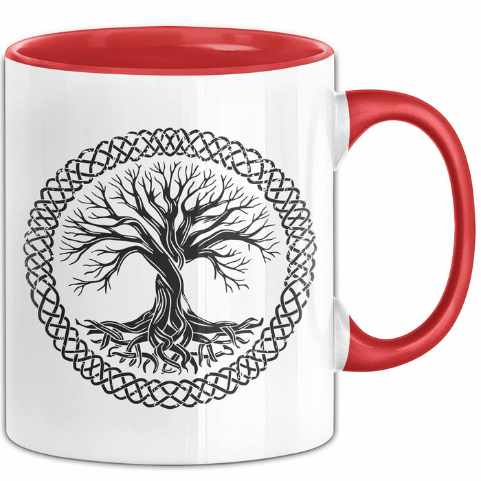 Bonsai-Baum-Liebhaber Tasse Geschenk Geschenkidee Gärtner Rot Trendation