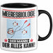 Meeresbiologe Tasse Geschenk für Meeresbiologe Der Mann Der Alles Kann Geschenkidee zum Geburtstag Schwarz Trendation