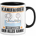 Kanufahrer Tasse Geschenk für Kanufahrer Der Mann Der Alles Kann Geschenkidee zum Geburtstag Schwarz Trendation
