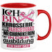 Karosserie- und Fahrzeugbaumechanikerin Ausbildung Start Geschenk Tasse Ich Bin Karosserie- und Fahrzeugbaumechanikerin In Der Ausbildung Ich Darf Das Kaffee-Becher Geschenkidee Rot Trendation