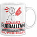 Fußballfan Geschenk Tasse Ich Bin Fußballfan Aber Sag Doch Einfach Superheld Lustige Geschenkdiee für Fußballfan Kaffee-Becher Weiß Trendation