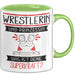 Wrestlerin Und Prinzessin Tasse Geschenk Für Eine Wrestlerin Geburtstag Was Ist Deine Superkraft Grün Trendation