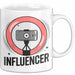 Influencer Tasse Geschenkidee für Content Creator Fans Weiß Trendation