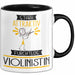 Violinistin Tasse Geschenk Becher Stark Attraktiv Furchtlos Violinistin Lustige Geschenkidee Trendation